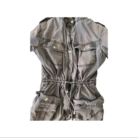 Talula Babaton gray quilted Trooper Utility jacket - Picture 2 of 6